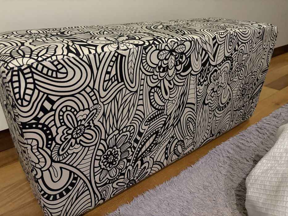 Pouf Forrado com tecido Missoni 100*35cm