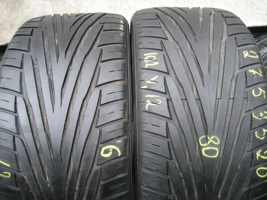 275/35 R20 102Y XL Uniroyal RainSport2  Літо 2штуки шини б/у