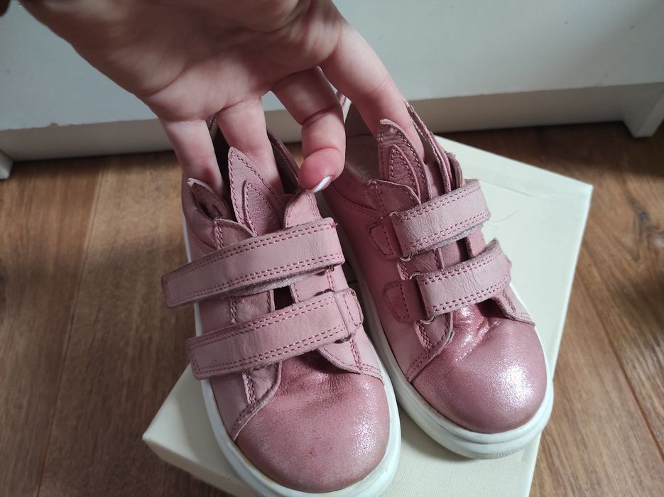 Skórzane półbuty sneakersy trampki dla dziewczyny Lasocki 26