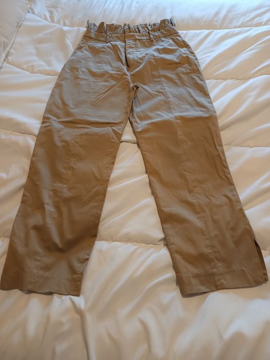 Calças de cinta subida para mulher