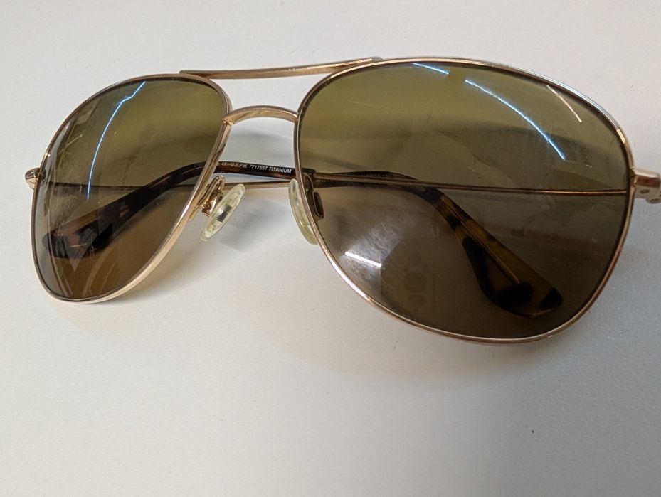 Oryginalne okulary przeciwsłoneczne Maui Jim "Cliff House" – Tytanowe