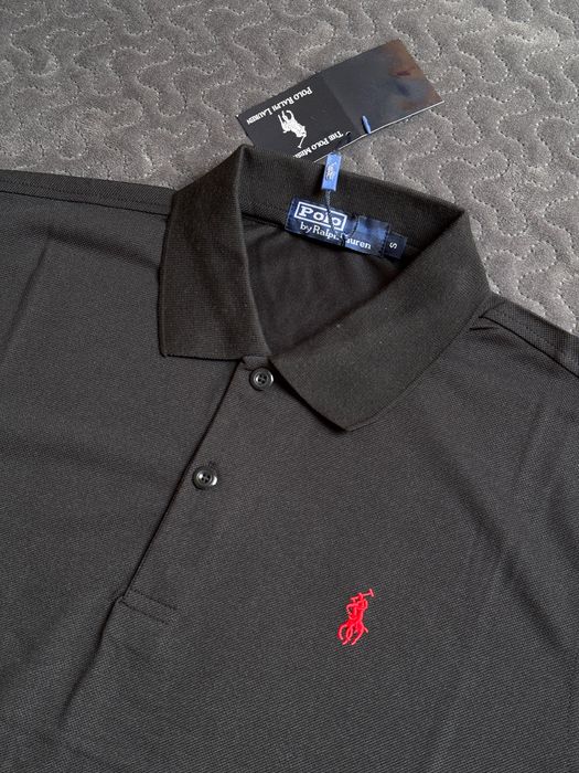 Polówka Ralph Lauren czarna DOSTAWA GRATIS