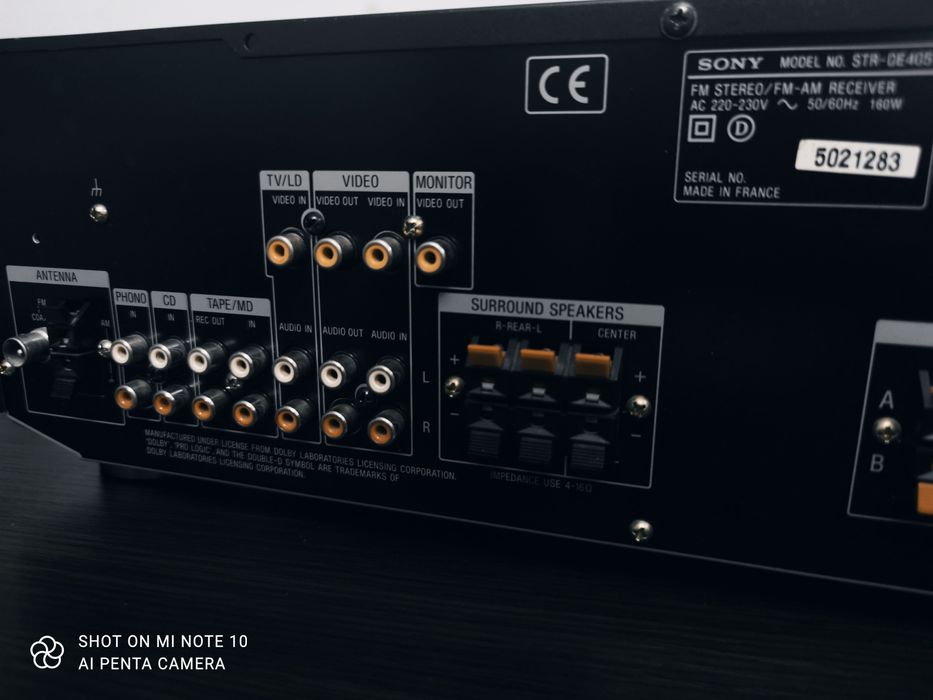 Amplituner Sony STR-DE405 Audio Video Control Center zadbany stan bdb+