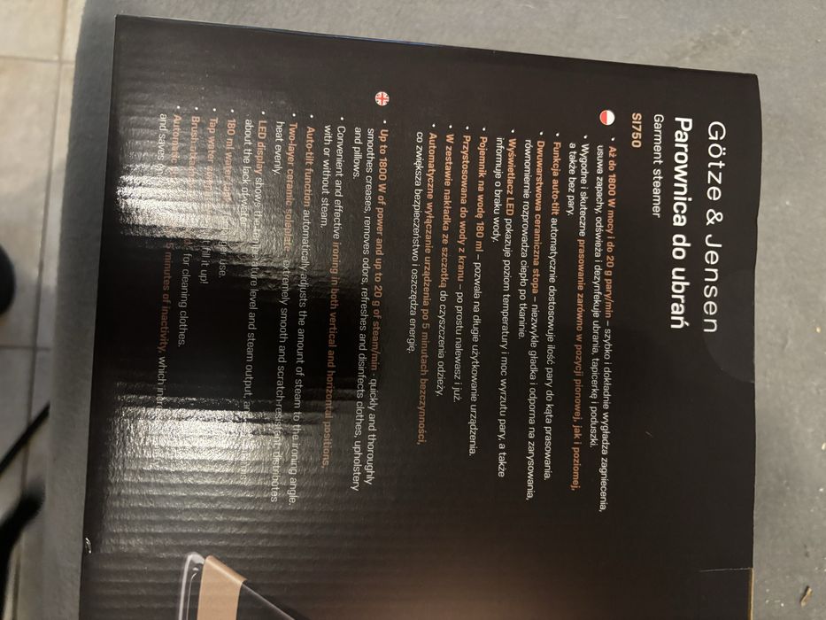 Nowa parownica do ubran Gotze&Jensen