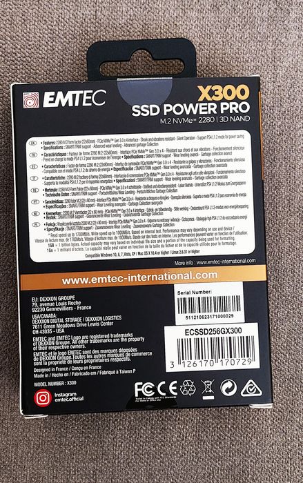 X300 SSD Power Pro 256GB
X300 SSD POWER PRO