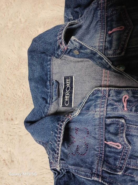 Kurtka jeansowa r 116
