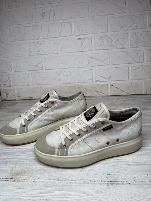 Крутой коллаб кроссовки stone island and ecco