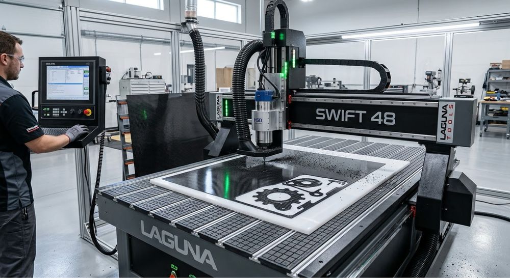 Послуги ЧПК / CNC порізка та фрезерування: Склотекстоліт, Карбон, Пластики, Дерево (2500х2000) ЧПУ