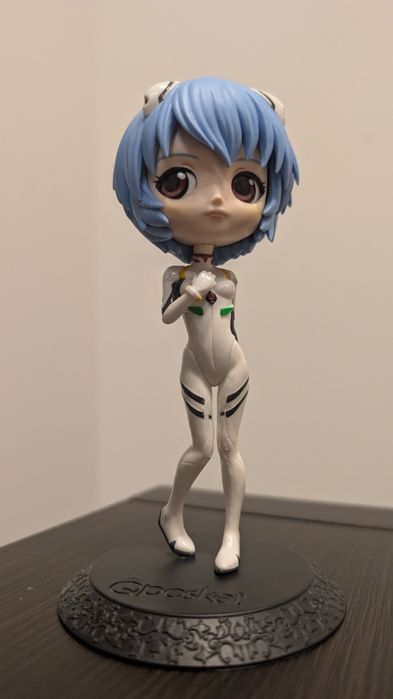 Evangelion Rei Ayanami Q Posket Bandai Spirits figurka Plugsuit