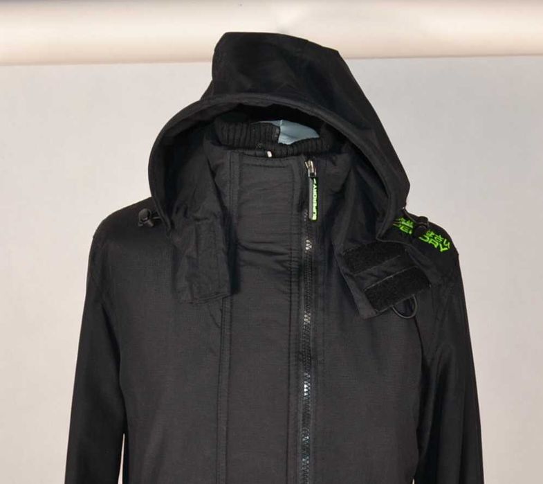 SUPERDRY Windcheater Kurtka Damska M Oryginalna Super Stan Kaptur