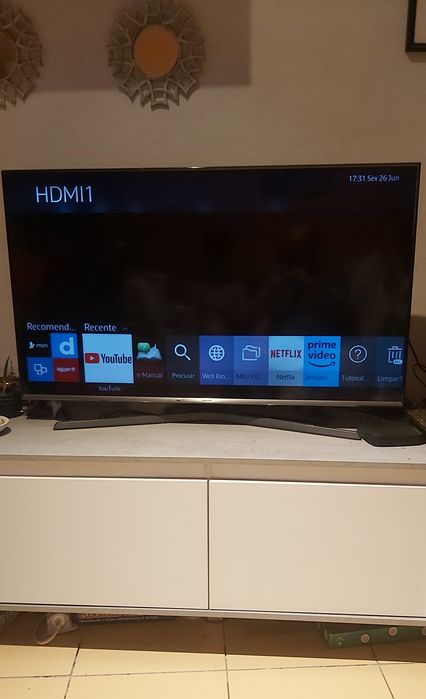 Smart tv Samsung full hd 43polegadas com defeito