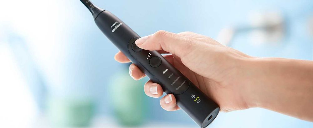 Philips Sonicare Advanced Whitening czarna - HX962K bluetooth z case.