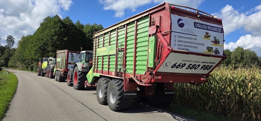 MPway - zbiór/koszenie kukurydzy (Claas + Fendt + Strautmann)