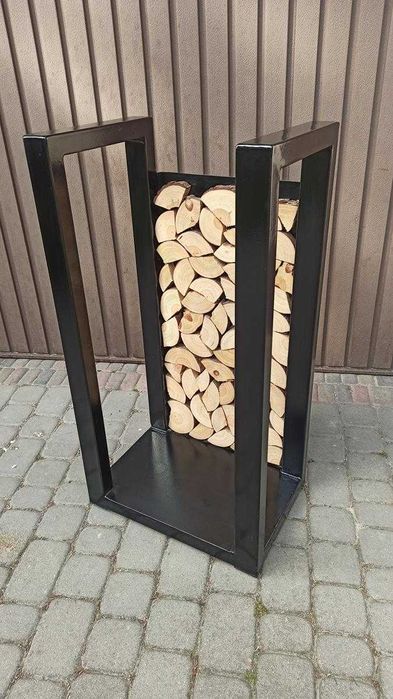 Stojak na drewno do kominka - LOFT