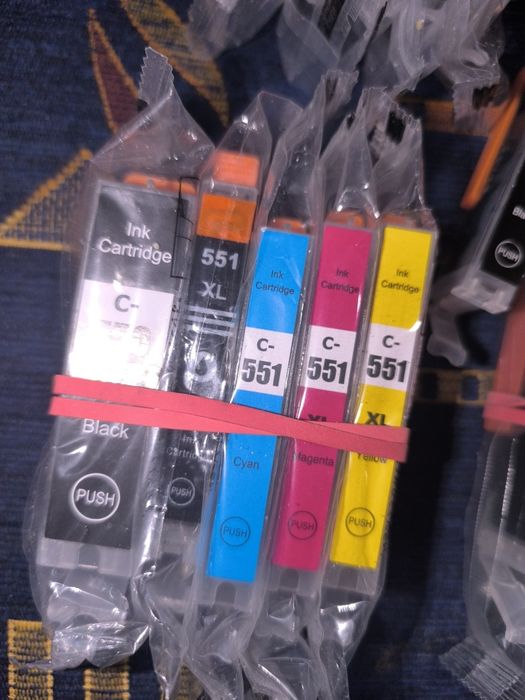 Tusze Zamienniki PGI-550/CLI-551 CMYK do Canon Komplet