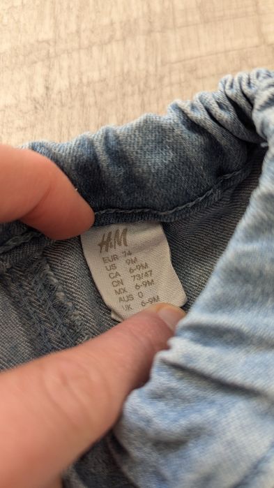 Spodnie dla dziewczynki na jesień 5 sztuk H&M, So Cute
