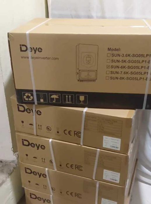 Гібридний інвертор Deye 6 kWt, + батарея Deye Pro-B SE-G5.1 kWt/h