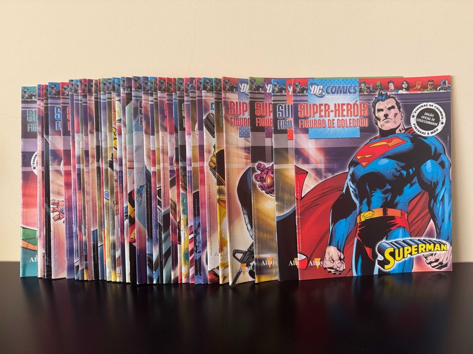 Revistas das figuras de chumbo Dc Comics da Altaya