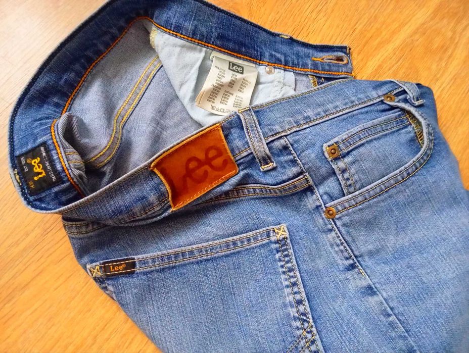 LEE Jeansy spodnie męskie XL 32/32 W32 L32 elastan w32l32 dżinsy