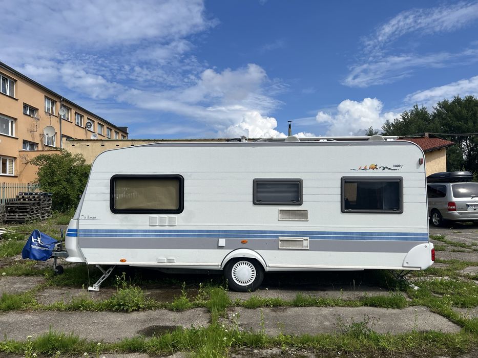 Przyczepka kempingowa HOBBY de Lux z panelem solarnym