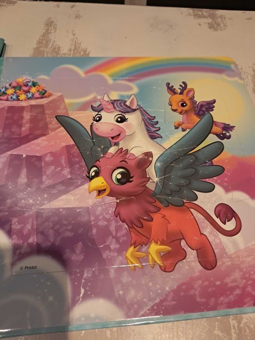 Książki, puzzle zestaw Kraina lodu, Blue
