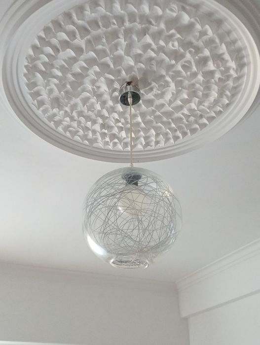 Candeeiro de teto vidro