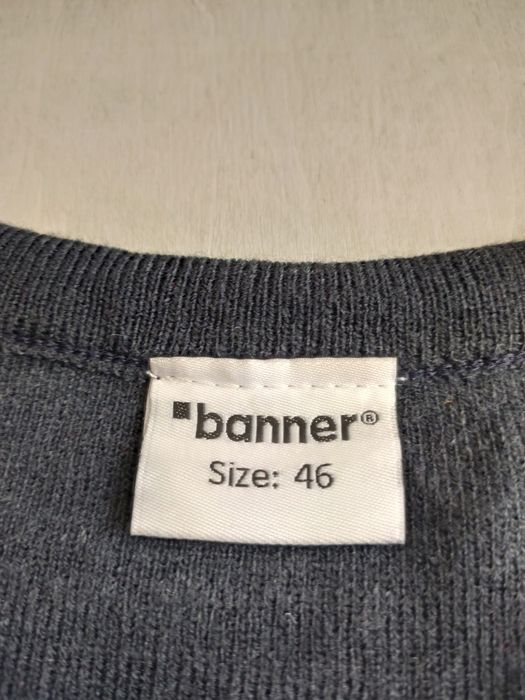 Banner kamizelka swetrowa bezrękawnik granatowy 46