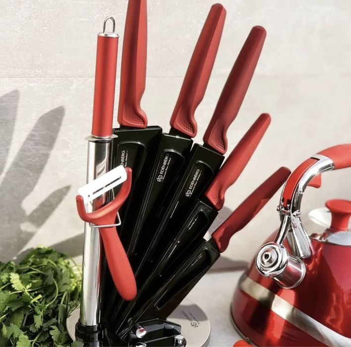 Набор кухонных ножей с подставкой Edenberg EB-951 нож ніж набір ножів