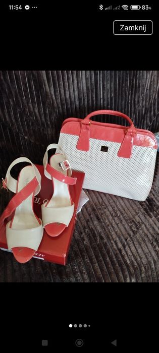 Zestaw torebka + sandały
