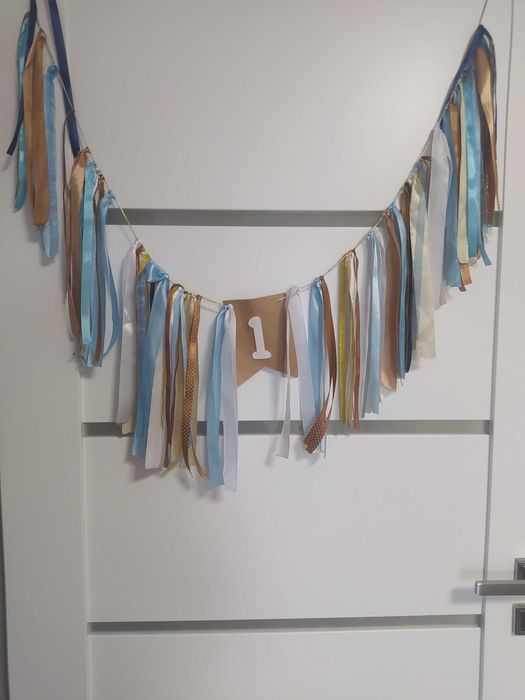 Girlanda roczek boho urodziny