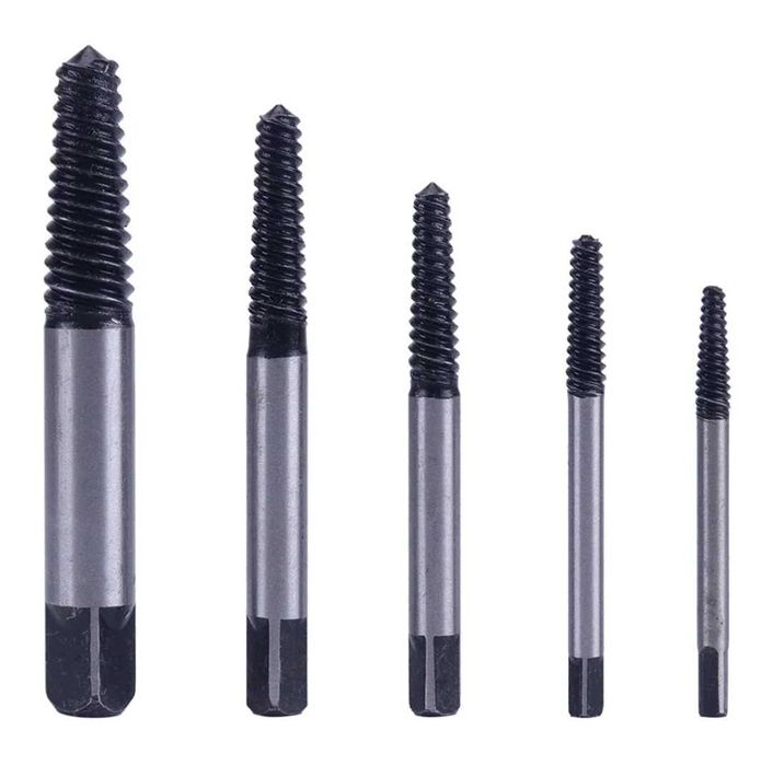 kit extrator de parafusos danificados