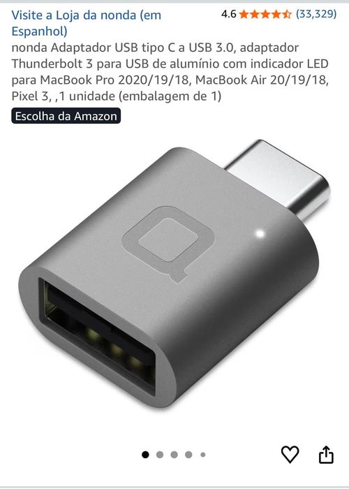 Adaptador USB-C para USB 3.0 — nonda