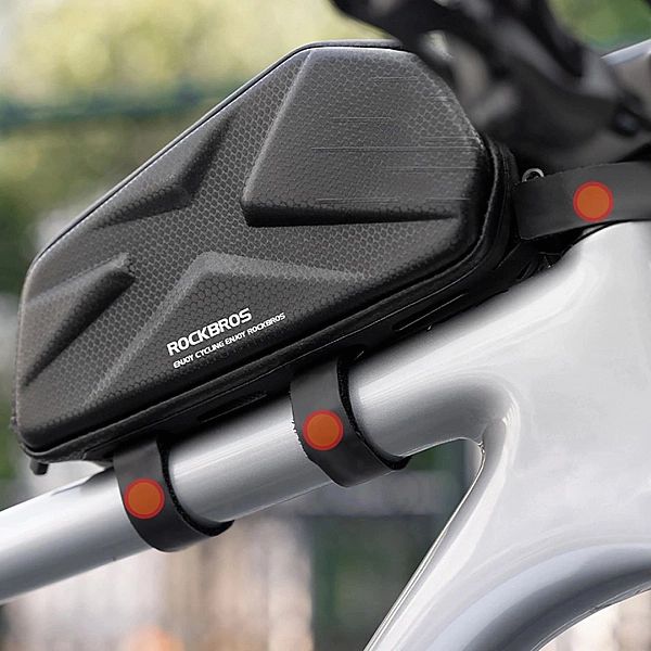 Torba rowerowa Rockbros usztywniana, na ramę, na rurę górną 1,4l - cza