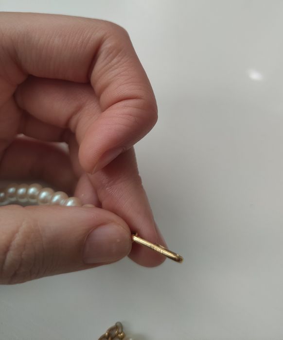 Naszyjnik Vintage, Unikat, retro Napier USA, perły, elegancki