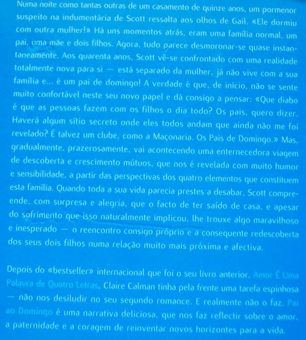Pai Ao Domingo de Claire Calman