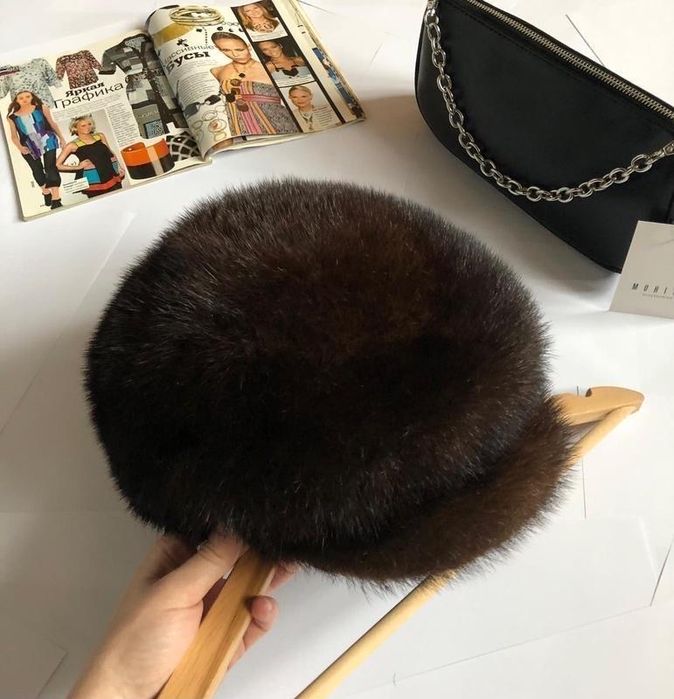 Натуральная норковая шапка