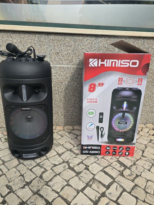 Coluna Bluetooth como microfone nova