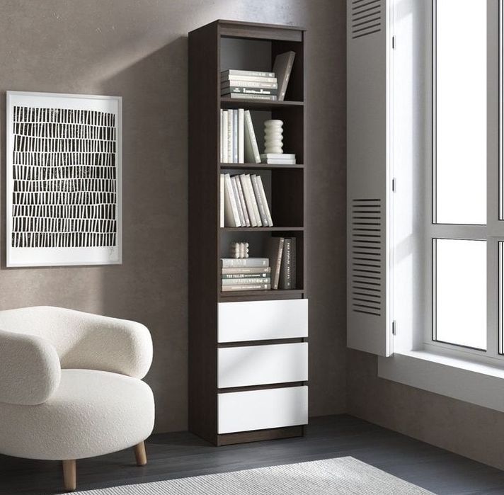 Пенал для офиса в спальню Шкаф с шухлядками для книг Шафа для офісу