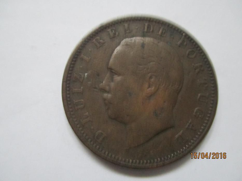 moedas 20 reis carlos 1 e d luiz 1