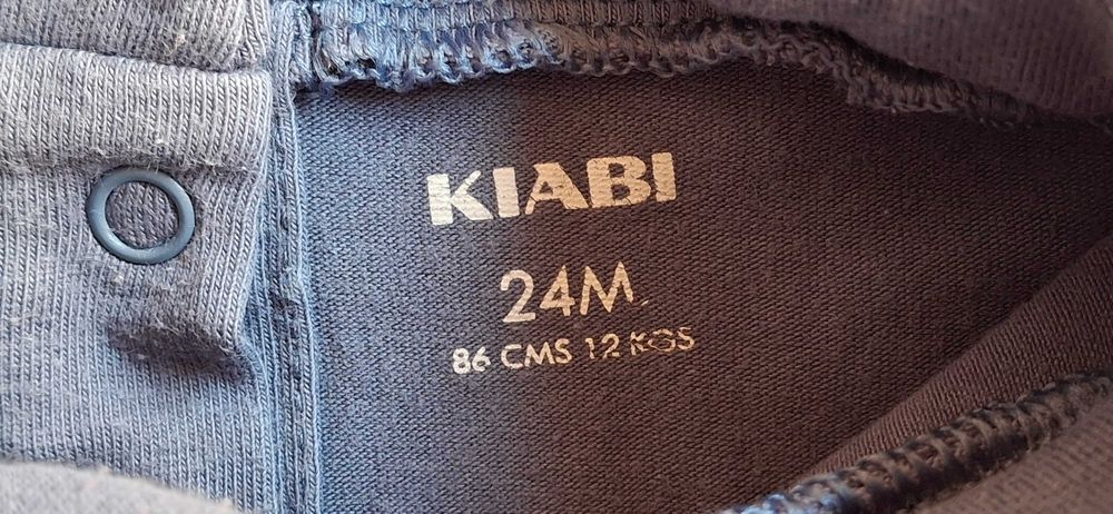 Camisola Gola Alta Azul Kiabi 24 meses