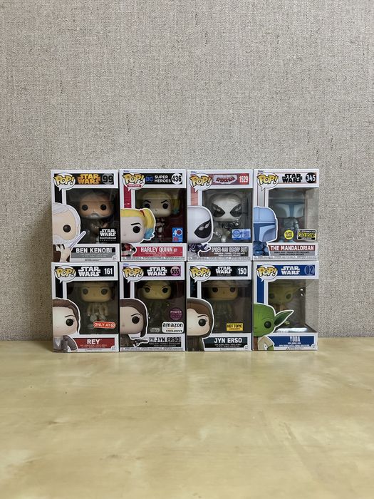 Оригінальні Funko Pop Anime Star Wars Marvel Chase ДИВІТЬСЯ УСІ ФОТО