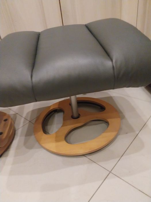 Podnózki tapicerka skórzana