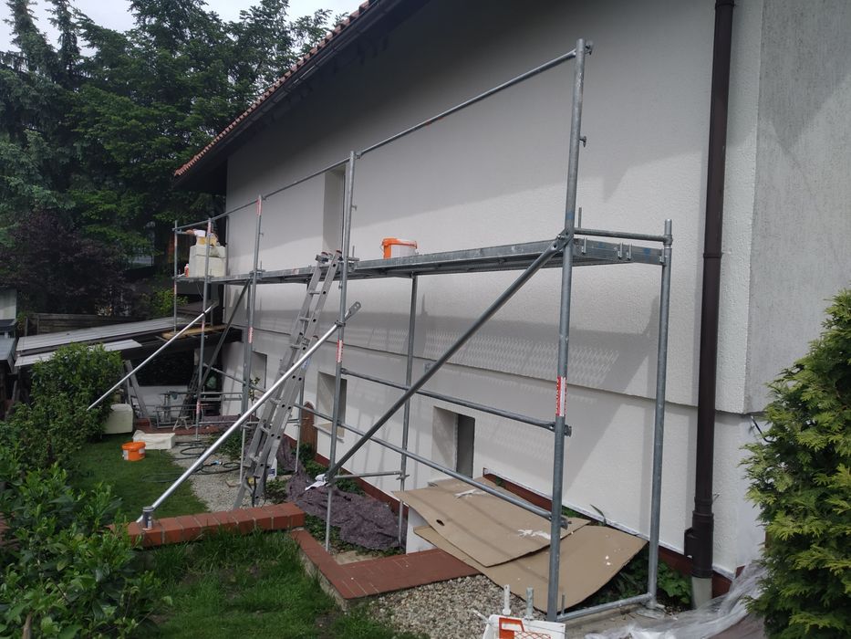 Wynajmę, wynajem rusztowań elewacyjnych .