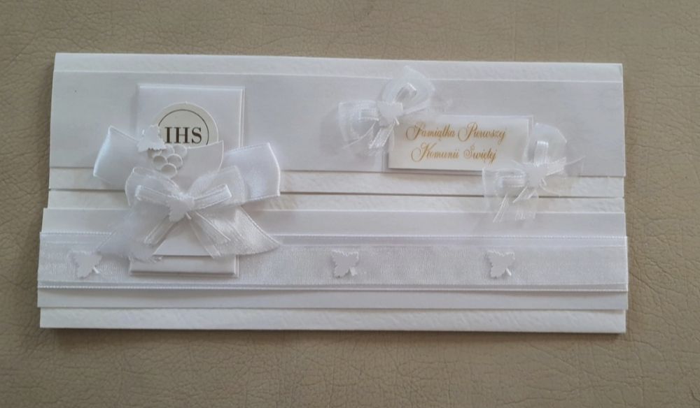 kartka komunijna Pierwsza Komunia Święta