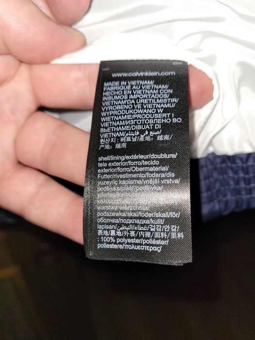 kurtka puchowa puch kaczy Calvin klein oryginał