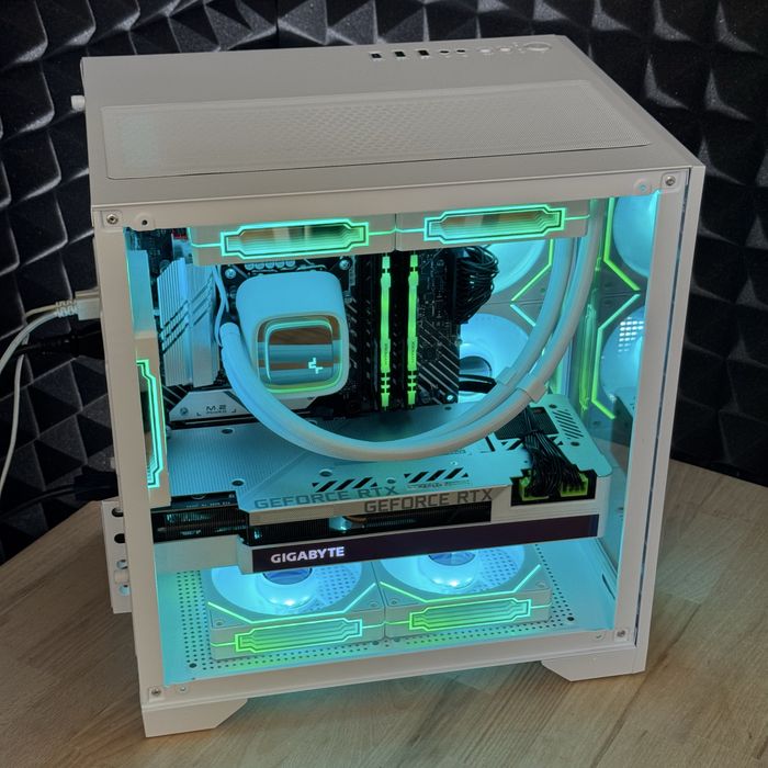 All White ігровий пк Rtx 3080, Ryzen 7, 32Gb