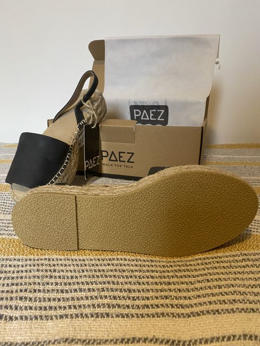 PAEZ Heal Sandal Black 37 (EUR)