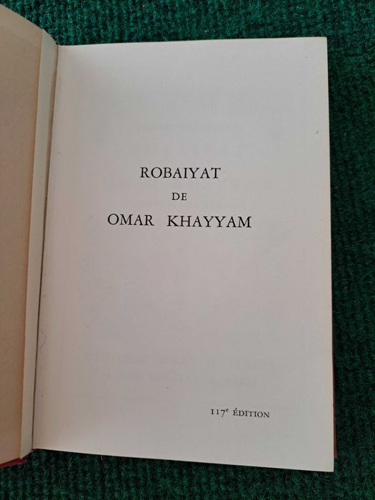 Robaiyat de Omar Khayyam