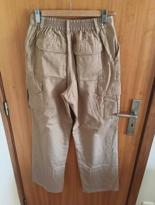 Calças Trabalho Castanhas