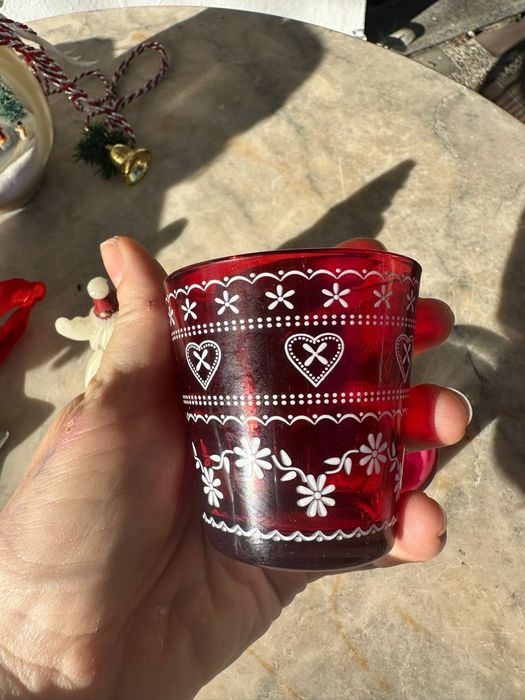 Lote de bonecos e velas de Natal